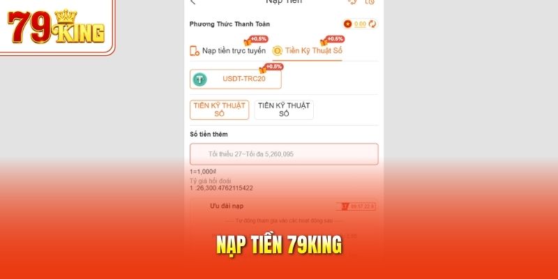 Nạp Tiền 79king